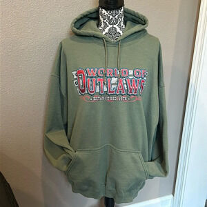 World of Outlaws hoodie.  Size 2XL